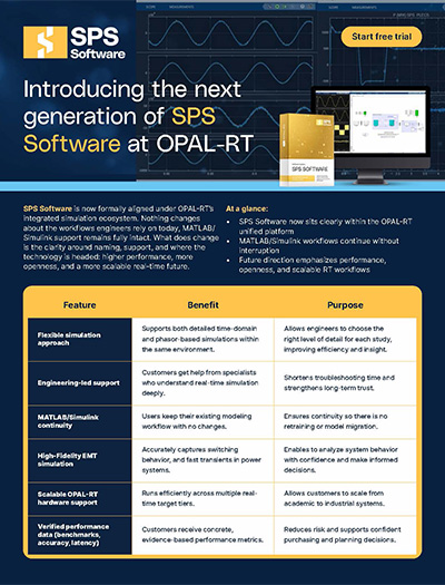 SPS Software Leaflet